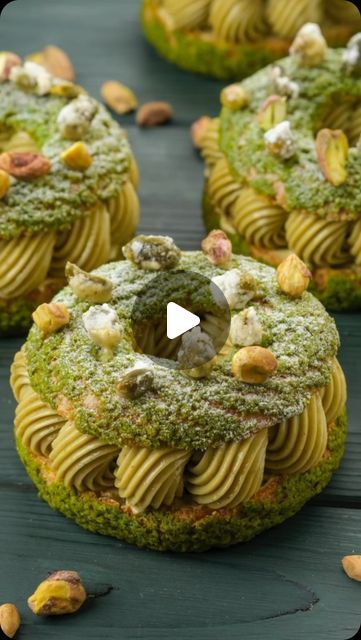 Pistachio Cannoli, Pistachio Bundt Cake, Pistachio Truffles, Pistachio Praline, Rose And Pistachio, Pistachio Pie, Miss Baker, Pistachio Tart, Chocolate And Raspberry Tart