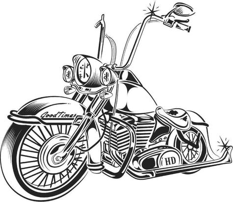 Harley Davidson Drawing, Motorcycle Stencil, Harley Svg, Burnt Hats, Art Harley Davidson, Western Signs, Harley Davidson Tattoos, Motorbike Art, Harley Davidson Artwork