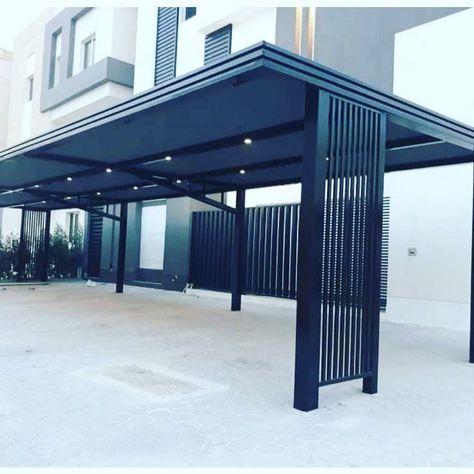 Design Patio Ideas, Car Parking Shade, Homemade Outdoor Furniture, Patio Ideas Garden, Car Porch Design, Pergola Outdoor, Sofa Table Design, Rooftop Patio Design, Porch Interior