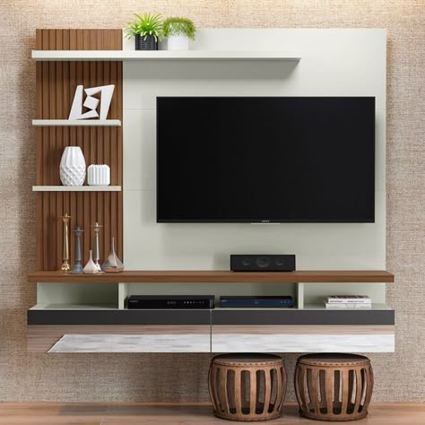 Led Pannel Ideas, टीवी यूनिट डिजाइन, टीवी यूनिट, Backdrop Tv, Tv Mounted, Unit Interior Design, Tv Unit Interior, Wall Tv Unit, Tv Unit Furniture Design