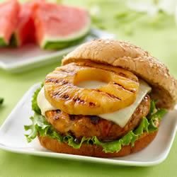 Teriyaki Pineapple Turkey Burgers from DOLE(R) Allrecipes.com  http://allrecipes.com/Recipe/Teriyaki-Pineapple-Turkey-Burgers-from-DOLE/Detail.aspx Pineapple Turkey, Teriyaki Pineapple, Ground Turkey Burgers, Fingerfood Party, Turkey Burger Recipes, Turkey Burger, Turkey Burgers, Ground Turkey Recipes, Burger Recipes