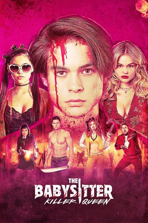 The Babysitter: Killer Queen The Babysitter Killer Queen, Babysitter Movie, Queen Movie, The Babysitter, Bon Film, Queen Poster, American Comedy, Film Horror, 2020 Movies