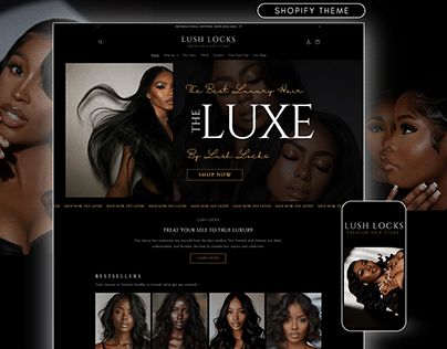 Check out new work on my @Behance profile: "Hair Website | Hair Style website | Hair salon website" http://be.net/gallery/204837301/Hair-Website-Hair-Style-website-Hair-salon-website Hair Website Design, Hair Website, Shopify Templates, Hair Business, Design Hair, Shopify Website, Business Hairstyles, Shopify Theme, Fashion Website