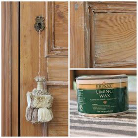 DIY:  How to Get an English Antique Finish With Liming Wax - via forever*cottage: Using Liming Wax on Pine….. Limewax Kitchen Cabinets, Limewax Furniture, Cerusing Wax Before And After, Limewax Cabinets, Lime Wax Furniture, Wax Ideas, Solid Pine Furniture, Attic Door, Liming Wax