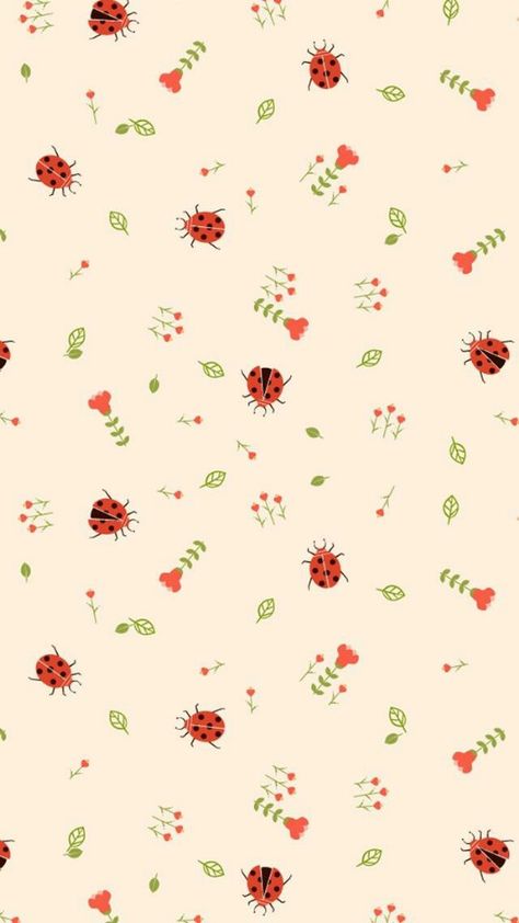 Wallpaper Pattern Graphic Design, Desain Quilling, Ladybug Wallpaper, Abstract Pattern Design, Whatsapp Wallpaper, Spring Wallpaper, Phone Wallpaper Patterns, Graphic Design Pattern, Cute Patterns Wallpaper