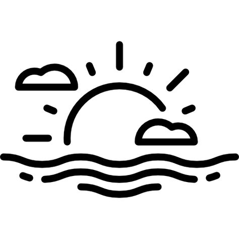 Sunset free vector icon designed by Freepik Icon For Instagram, For Instagram Highlights, Teenage Drawings, Sun Icon, Scripture Decor, Ballpoint Pen Drawing, Beach Icon, Insta Icon, Instagram Highlights