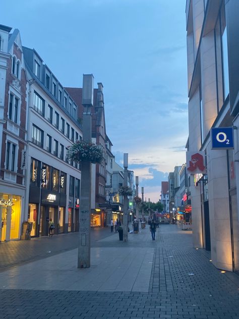 Germany City Aesthetic, Beautiful City Aesthetic, City Sunset Aesthetic, Germany Aesthetic, Bielefeld Germany, Pretty City, Downtown Girl Aesthetic, Fake Photos, City Sunset