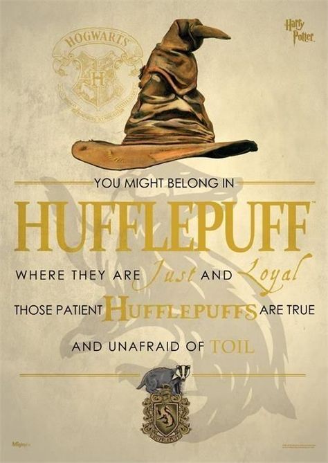 Hufflepuff pride day - House motto... - Wattpad Hogwarts Sorting Hat, Classe Harry Potter, Harry Potter Sorting, Harry Potter Sorting Hat, Hufflepuff Pride, Hufflepuff House, Theme Harry Potter, Harry Potter Hufflepuff, Images Harry Potter