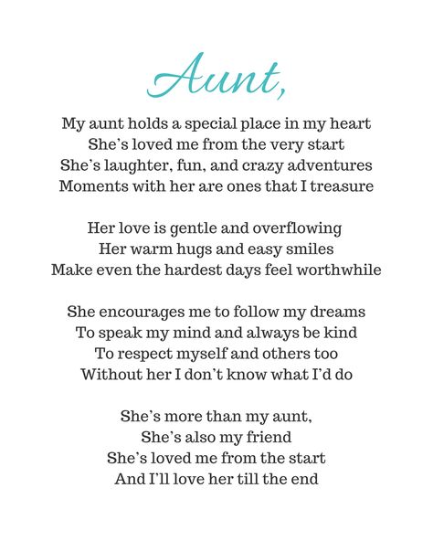 Letters To Write To Your Aunt, Poems For Aunts From Niece, Quotes For Aunts From Niece, Letter To Aunt From Niece, Birthday Cards For Aunts From Niece, Favorite Aunt Birthday Quotes, Favorite Aunt Quotes, Auntie Birthday Quotes, Best Aunt Quotes From Niece