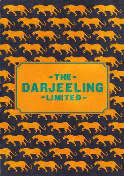 The Darjeeling Limited (2007) Wes Anderson Typography Graphic Design, Anderson Aesthetic, The Darjeeling Limited, Lil Space, Darjeeling Limited, Wes Anderson Style, Wes Anderson Movies, Wes Anderson Films, The Royal Tenenbaums