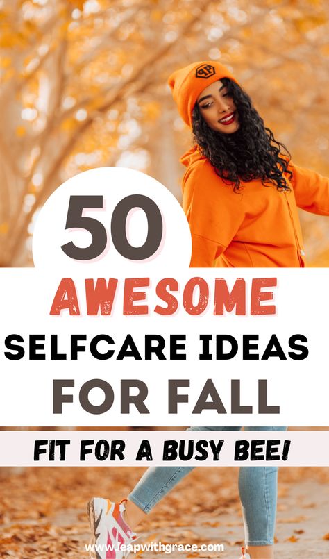 Discover 50 incredible Fall self-care ideas tailor-made for busy moms. Embrace the autumn charm while prioritizing your well-being. From cozy at-home spa nights to invigorating nature walks amidst the colorful foliage, these activities are curated to fit your schedule. Indulge in warm herbal teas, unwind with seasonal reads by the fireplace, and relish in pumpkin-scented moments of tranquility. Busy Mom Approved self-care ideas will help you recharge during this vibrant time of year. Fall Self Care, Nurture Yourself, Fall Board, Fall Fitness, Activities Ideas, Spa Night, Self Care Ideas, Fall Things, Organizing Time