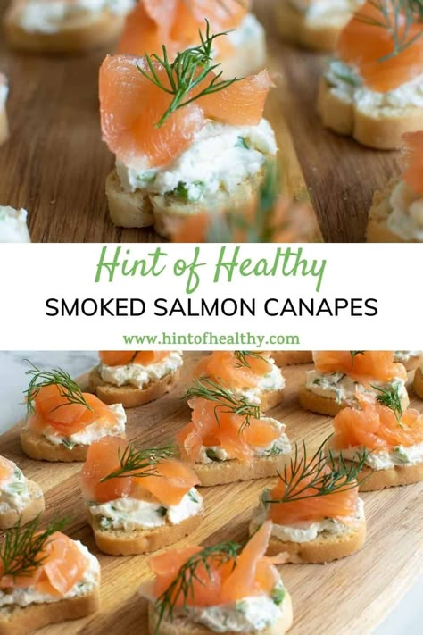 Smoked Salmon Starter, Smoked Salmon Recipes Appetizers, Smoked Salmon Blinis, Smoked Salmon Canapes, Salmon Appetizer Recipes, Salmon Canapes, Horderves Appetizers, Salmon Bites Recipe, Smoked Salmon Appetizer