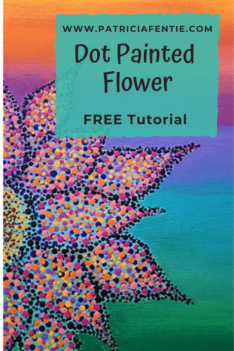 Dot Flowers Painting, Mandala Dot Painting For Beginners, Mandala Pens, Easy Dot Painting For Beginners, Acrylic Dot Painting Ideas, Dot Mandala Art For Beginners, March Prompts, Dot Painting Flowers, Dot Painting Patterns For Beginners