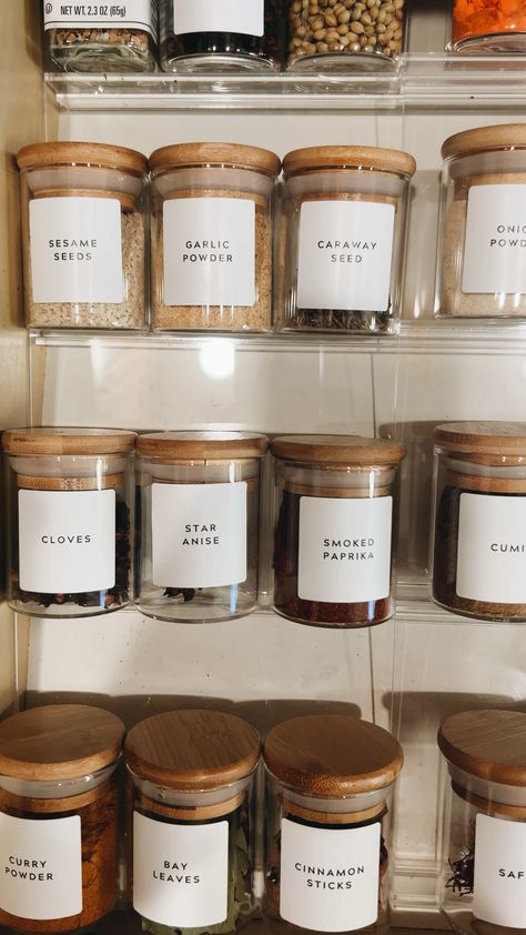 Shop Tzerotone Spice Jar Set,2.5oz 20 … and other curated products on LTK, the easiest way to shop everything from your favorite creators. Spice Pantry, Spice Organization Drawer, Spice Organizer, Pantry Jars, Spice Jar Set, Spice Jar Labels, Spice Shelf, Small Glass Jars, Spice Drawer