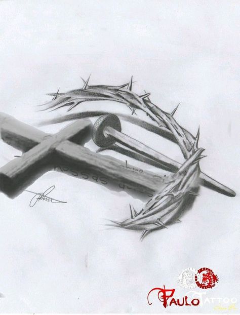 Crown Of Thorns, Be Careful, A Drawing, Pencil Drawing, Tattoo Ideas, Jesus, Pencil, Crown, Tattoos