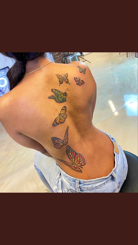 Back Butterfly Tattoo, Back Tats, Butterfly Back Tattoo, Simple Tattoos For Women, Piercing Tattoo, Dreamcatcher Tattoo, Butterfly Tattoo, Back Tattoo, Your Back