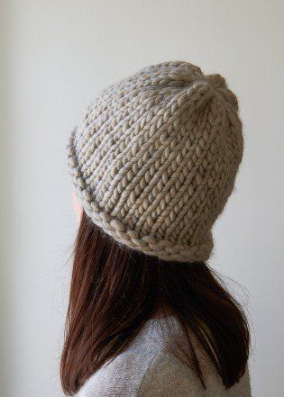 Bulky Yarn Patterns, Easy Knit Hat, Knitted Beanie Hat, Hat Patterns Free, Yarn Hats, Knitting Patterns Free Hats, Chunky Knit Hat, Crochet Collection, Bonnet Crochet