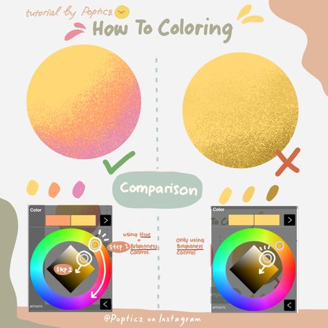 The Color Theory, Color Base Drawing, Ibis Paint How To Color, Shading Colors Tutorial, Ibis Paint X Shading Tutorial, Lighting Coloring Tutorial, Drawing Tips Coloring, Digital Color Tutorial, Colouring Tutorial Digital