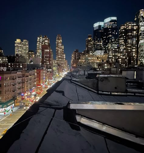 New York Rooftop Night, Night City Rooftop, Roof Top View City Night, Rooftop City View, Roof At Night, Rooftop City, View Of New York City, New York Rooftop, Turtle Ninja