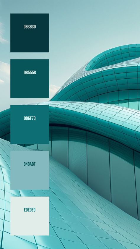 Colors:
06363D ° 085558 ° 0D6F73 ° 84BABF ° E0EDE9 Detailed Background, Flat Color Palette, Soft Clouds, Pantone Colour Palettes, Facebook Cover Design, Modern Color Schemes, Blue Color Palette, Model Paint, Blue Colour Palette