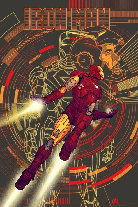 Marvel Retro Poster, Ultron Art, Iron Man Poster, Marvel Phone Wallpaper, Marvel Retro, Iron Man 2008, Marvel Comics Vintage, Marvel Wall, Iron Man Wallpaper