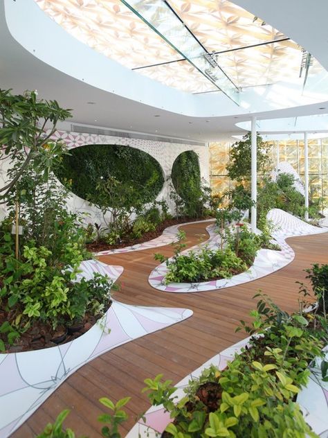 © ChristianBauer Butterfly Pavilion, Landscape Architecture Design, Green Architecture, Landscape Plans, Landscaping Tips, Green Interiors, Interior Garden, Roof Garden, Green Design