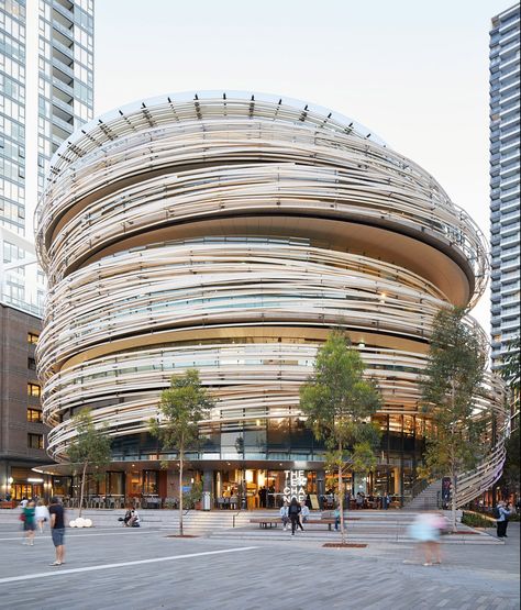 High Rise Building Facade, Churches Architecture, Market Architecture, Wooden Churches, Module Design, Timber Screens, Toyo Ito, Kengo Kuma, Darling Harbour