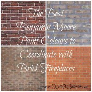 the best benjamin moore paint colours to coordinate with brick fireplaces for the walls, red, orange, gray and yellow brick Benjamin Moore Paint Colours, Brick Paint Colors, Moore Kitchen, Red Brick Fireplaces, Brick Fireplaces, Red Paint Colors, Kitchen Grey, Living Colors, Orange Brick