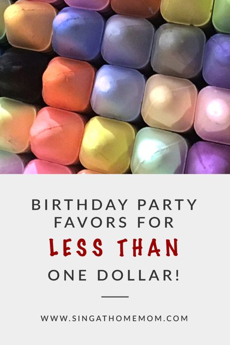 Party Favors For Art Party, Simple Birthday Party Favors, First Birthday Party Favors For Adults, Easy Kids Party Favors, Budget Friendly Party Favors, Dollar Store Party Favors, First Birthday Favors Ideas, Toddler Birthday Party Favors, First Birthday Party Favors Ideas