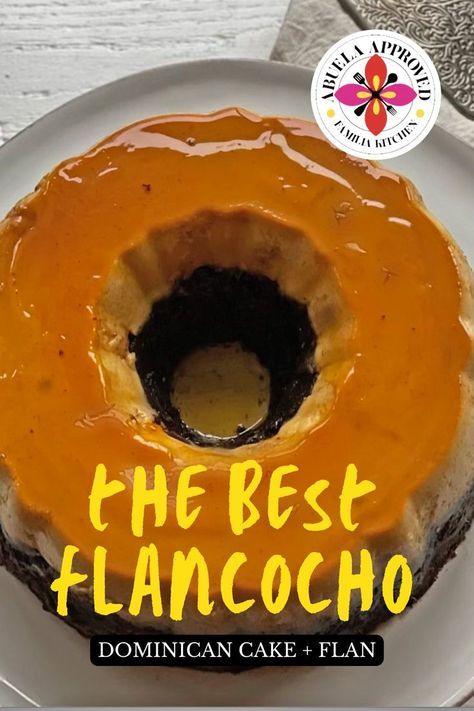 Flancocho is the choco-creamy dessert of our Latinx dessert dreams. It’s half flan, half bizcocho or cake, and 100% delicioso. This combo postre marries two of our all-time favorites and it is a new classic we’ll be making for Thanksgiving and again for Christmas. Flancocho Recipe, Flan Recipes, Dominican Cake, Flan Cake, Mexican Dessert Recipes, Flan Recipe, Mexican Dessert, Creamy Desserts, Caribbean Recipes