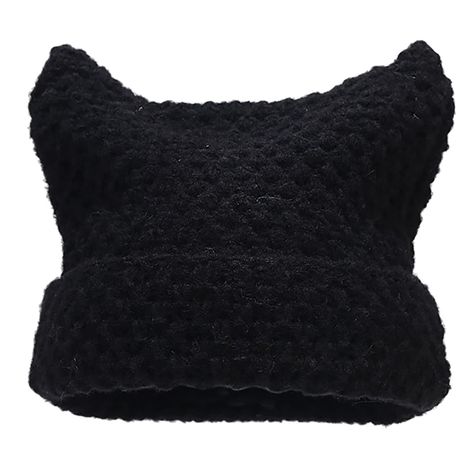 PRICES MAY VARY. Material: Cat ear beanie hat is made of 75% acrylic & 25% cashmere. soft, warm and comfortable, One size fit most. The cat beanie has two cat ears for a stylish and cute look. Women's winter fashion striped knit skullcap, striped color scheme fresh and advanced.This Y2K Knitted Beanie is Too Cute! Keep Warm:Devil horn beanie completely covers your ears to protect against cold winds, without having to yank it down all of the time. It keeps warm in cold day for head. Occasion:Y2k Cat Ears Cap, Everyday Streetwear, Streetwear Harajuku, Ear Beanie, Cat Eared Beanie, Gatto Carino, Grunge Accessories, Cat Beanie, Moda Streetwear