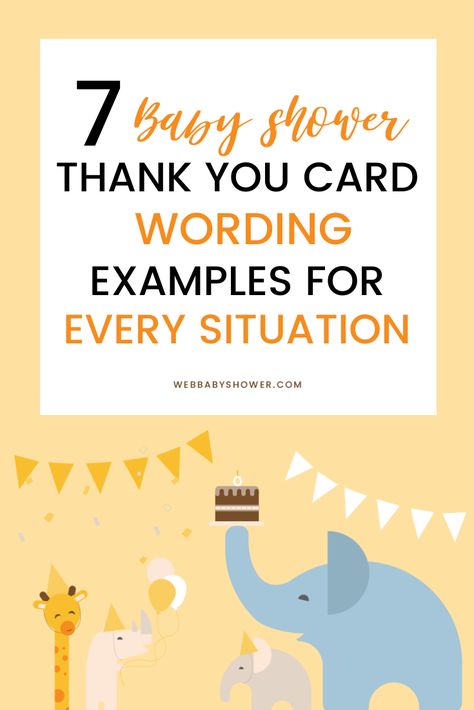 Thank You Card Examples, Thank You Card Sayings, Baby Shower Notes, Baby Shower Messages, Thank You Card Wording, Baby Shower Host, Online Baby Shower, Baby Shower Wording, Baby Thank You Cards