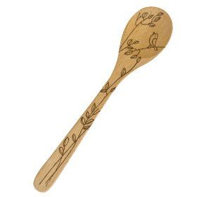 Wooden Kitchen Spoon. Wood Pyrography, Tea Cozy Pattern, Woodburning Ideas, Painted Spoons, Pyrography Designs, Burning Wood, Spoon Carving, Wooden Kitchen Utensils, Wood Burning Crafts