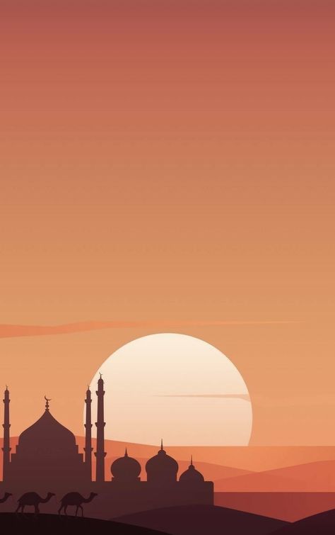 Mosque Illustration, Social Media Images Design, غلاف الكتاب, Illustration Landscape, Ramadan Poster, Islamic Wallpaper Hd, Landscape Concept, Abstract Art Painting Diy, Islamic Artwork