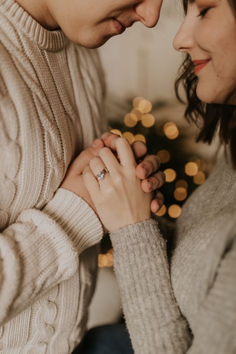 Couple photography
Love
Jewelry
Christmas
Christmas sweater
Christmas tree Indoor Christmas Couple Photoshoot, Intimate Christmas Photoshoot, Grandparents Christmas Photoshoot, Studio Christmas Photos Couple, Couples Christmas Poses, Christmas Mini Sessions Couples, Christmas Card Photoshoot Couple, Couple Christmas Tree Photos Indoor, Christmas Studio Photoshoot Couple