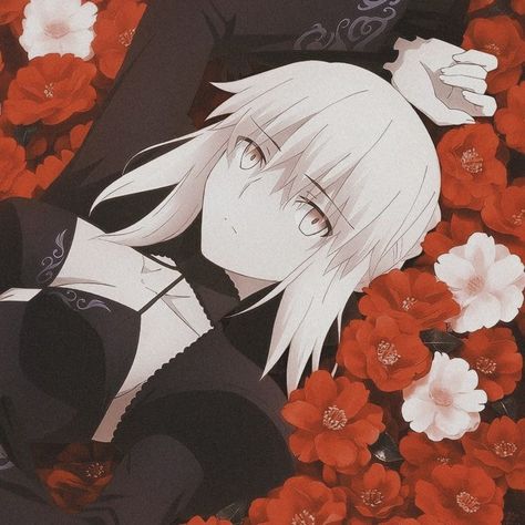 Alter Saber Wallpapers, Saber Pfp Fate, Saber Alter Pfp, Saber Alter Icon, Saber Pfp, Fate Stay Night Manga, Artoria Alter, Saber Fate Grand Order, Altria Pendragon