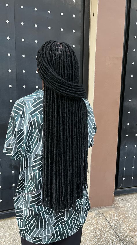 Focs Locs Braids Long, Faux Locks Hairstyle, Long Faux Locs Styles, Big Twist Braids Hairstyles, Hairstyles For Long Hair Prom, Long Hair Prom, Faux Locs Braids, Faux Locs Styles, Short Hair Twist Styles