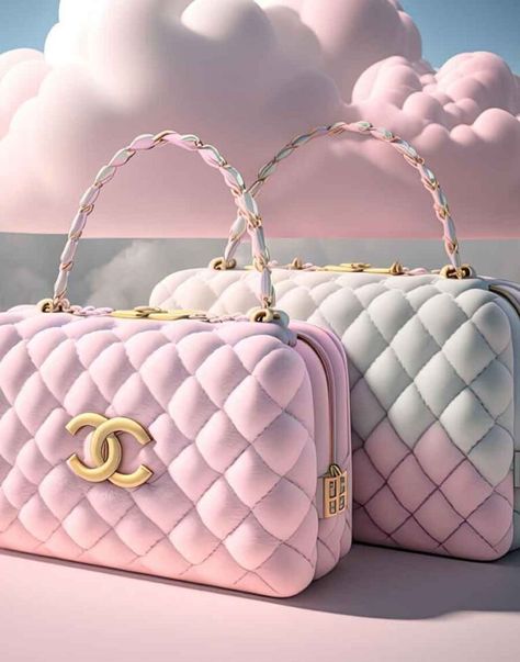 A Guide to a Pastel Aesthetic Lifestyle (Danish, Soft, Kawaii) - The Mood Guide Pastel Aesthetic Fashion, Chanel Bag Outfit, New Chanel Bags, Pastel Bags, Baby Blue Aesthetic, Chanel Outfit, Chanel Backpack, Bag Obsession, Chanel Inspired