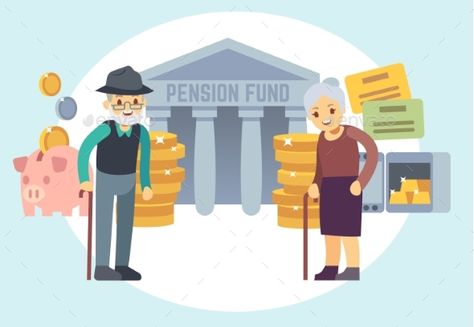 Senior People Saving Pension Money Retirement Savings Plan, Pension Plan, Traditional Ira, Credit Card Balance, Tax Payment, Pension Fund, Retirement Fund, Retirement Income, Retirement Accounts