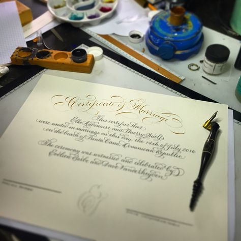 Wedding Certificate, Calligraphy Wedding, Wedding Calligraphy, Calligraphy, Tech Company Logos, Writing, Quick Saves