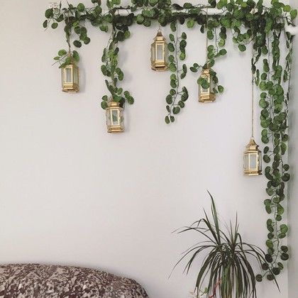 Ivy Garland, Vertical Garden Design, Artificial Hanging Plants, Fake Plants Decor, Boho Styl, Hanging Plants Indoor, Hanging Vines, Decoration Plante, Bedroom Plants