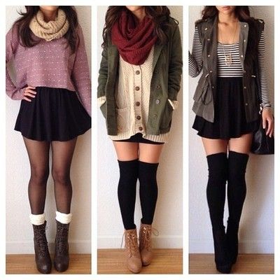 fall outfits but this would be considered spring outfits for seattle.. find more women fashion on www.misspool.com Cute Hipster Outfits, Mode Retro, Indie Hipster, Rock Outfit, Hipster Outfits, Modieuze Outfits, Knee High Socks, 가을 패션, Mode Inspiration