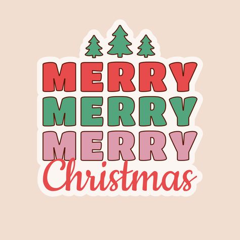 Download the Merry Christmas groovy sticker in trendy hippie retro 1970s style with Christmas trees. 13946578 royalty-free Vector from Vecteezy for your project and explore over a million other vectors, icons and clipart graphics! Christmas Png Icons, Merry Christmas Sticker, Merry Christmas Clipart, Family Holiday Cards, Merry Christmas Quotes, 1970s Style, 1970s Fashion, Christmas Wall Art, Christmas Hoodies