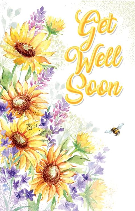 Well Images, Sunflower Design, Get Well Cards, Get Well Soon, Christmas Pictures, Get Well, Sunflower, Daisy, Clip Art