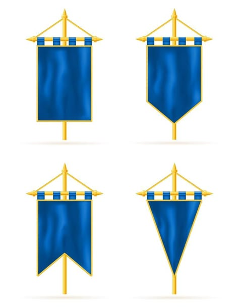 Royal blue flag realistic template set Flag Design Ideas, Flags Design, Flag Ideas, Vector Animation, Vbs Crafts, Blue Flag, Camping Decor, King Of Kings, Azul Royal