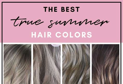 True Summer Archives • Rachel Nachmias Personal Image & Style True Summer Hair, True Summer Colour Palette, House Of Colour Summer, True Summer Colors, True Summer Color Palette, Hair Color 2024, Cool True Summer, Spring Lipstick, Summer Colour Palette