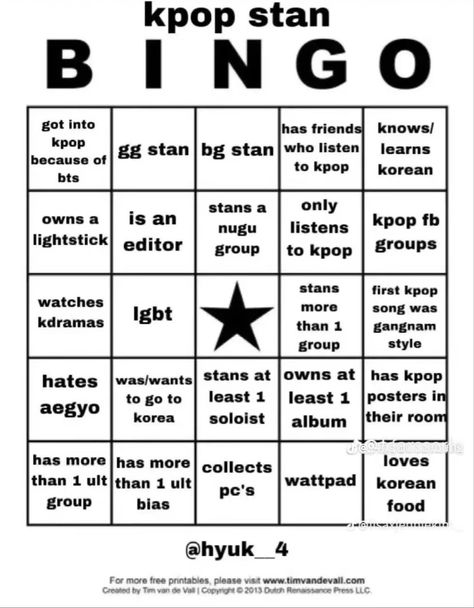 Follow For More!! Kpop Bias Template, Enhypen Bingo, Kpop Activities, Kpop Boy Groups List, Kpop Bingo, Kpop Games, Kpop Quiz, Birthday Kpop, Funny Charts