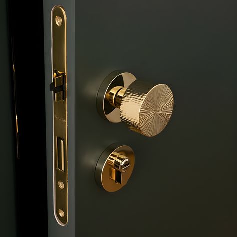 Handle Shop Couture introduces the ARTEM door knob collection, a vintage-inspired range crafted from 100% solid brass. Available in three signature finishes and five configurations, these knobs are perfect for modernizing traditional spaces or refreshing any room in your home. Main Door Knobs, Door Locks And Handles, Unique Door Knobs, Gold Door Handle, Gold Door Knobs, Door Knobs Interior, Modern Door Hardware, Brass Door Knob, Black Door Knobs