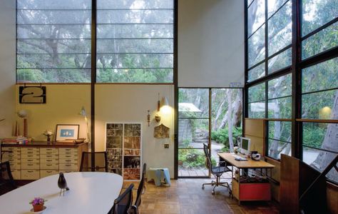 The home studio at The Eames House.