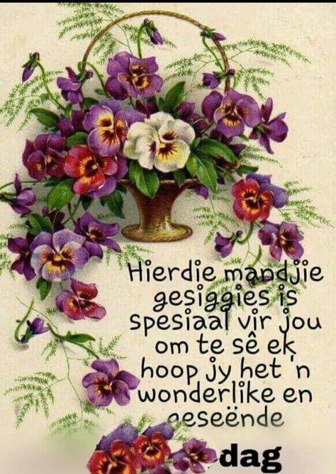 Afrikaanse Goeie Môre Lekker Dag, Happy Birthday Wishes Messages, Lekker Dag, Evening Greetings, Birthday Wishes Messages, Afrikaanse Quotes, Afrikaans Quotes, Goeie More, Vintage Moon